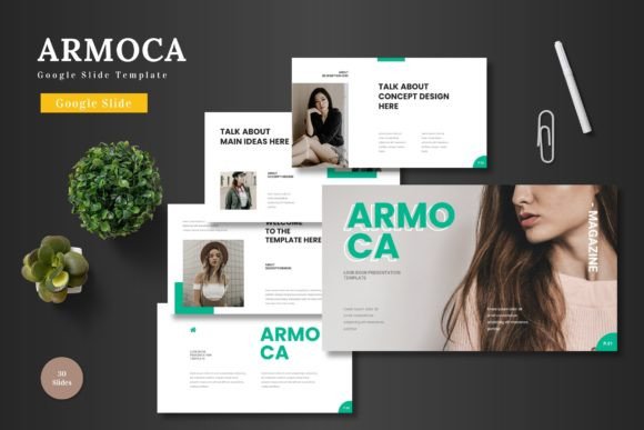 Armoca - Google Slide Template: A Versatile Design Asset