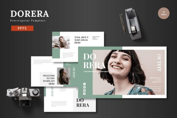 Dorera: A Modern Powerpoint Template for Polished Presentations