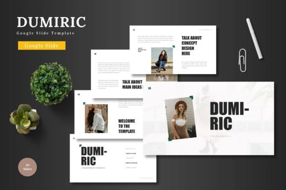 Dumiric - Google Slide Template: Create Polished Presentations