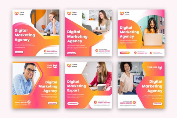 Effortless Social Media Design with This Professional Post Set