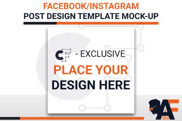 Exclusive Social Media Post Design Mockup for Creative Fabrica
