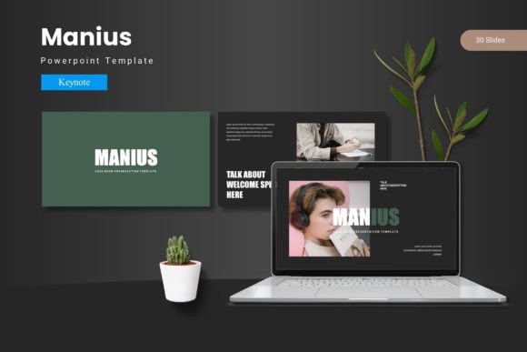 Manius - Keynote Template: Polished Presentations Made Simple