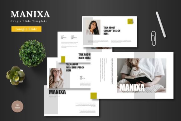 Manixa Google Slide Template: Modern Presentation Design