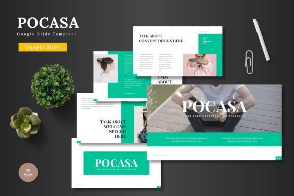 Pocasa - Google Slide Template: A Versatile Design Asset