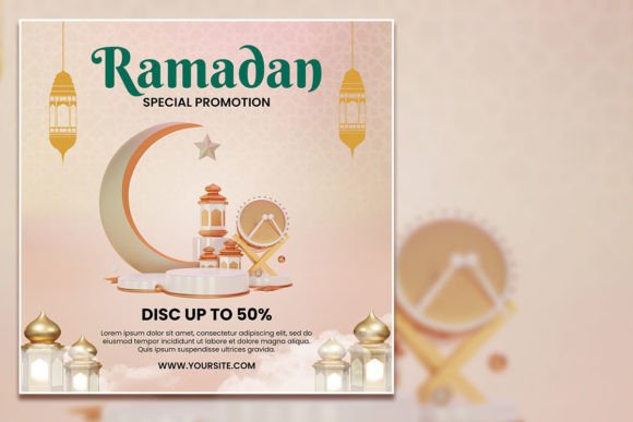 Ramadan Special Promotion Square Flyer
