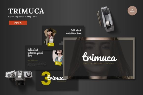 Trimuca - Powerpoint Template for Modern Presentations