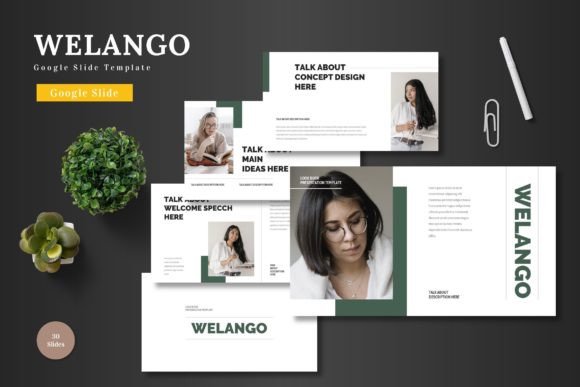 Welango: A Modern Google Slide Template for Polished Presentations